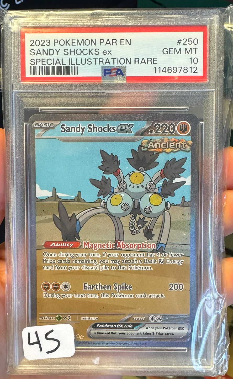 Sandy Shocks SIR 2023 GEM MT 10